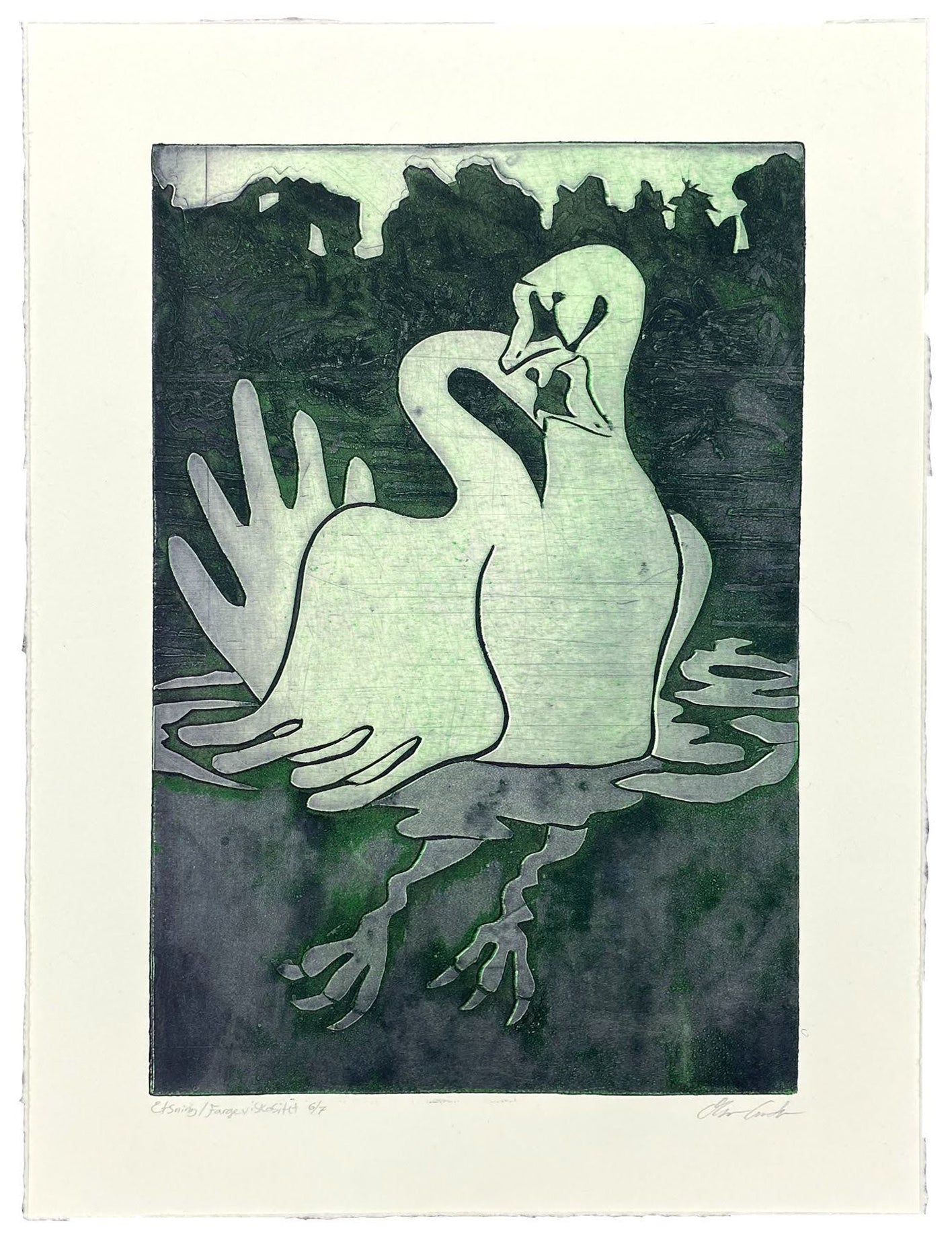 Svanesang - Etching