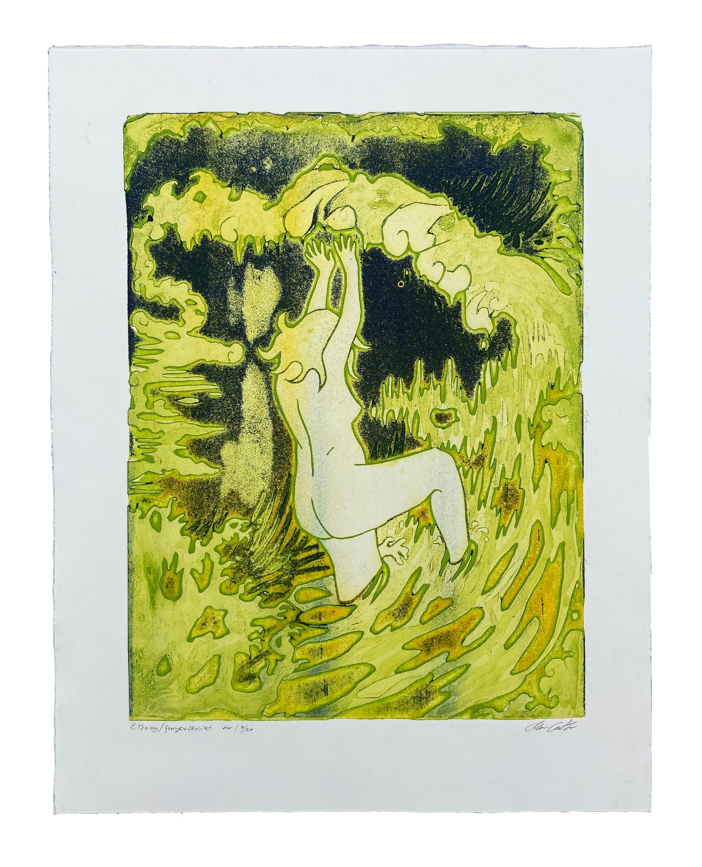 Går i bølger - Etching