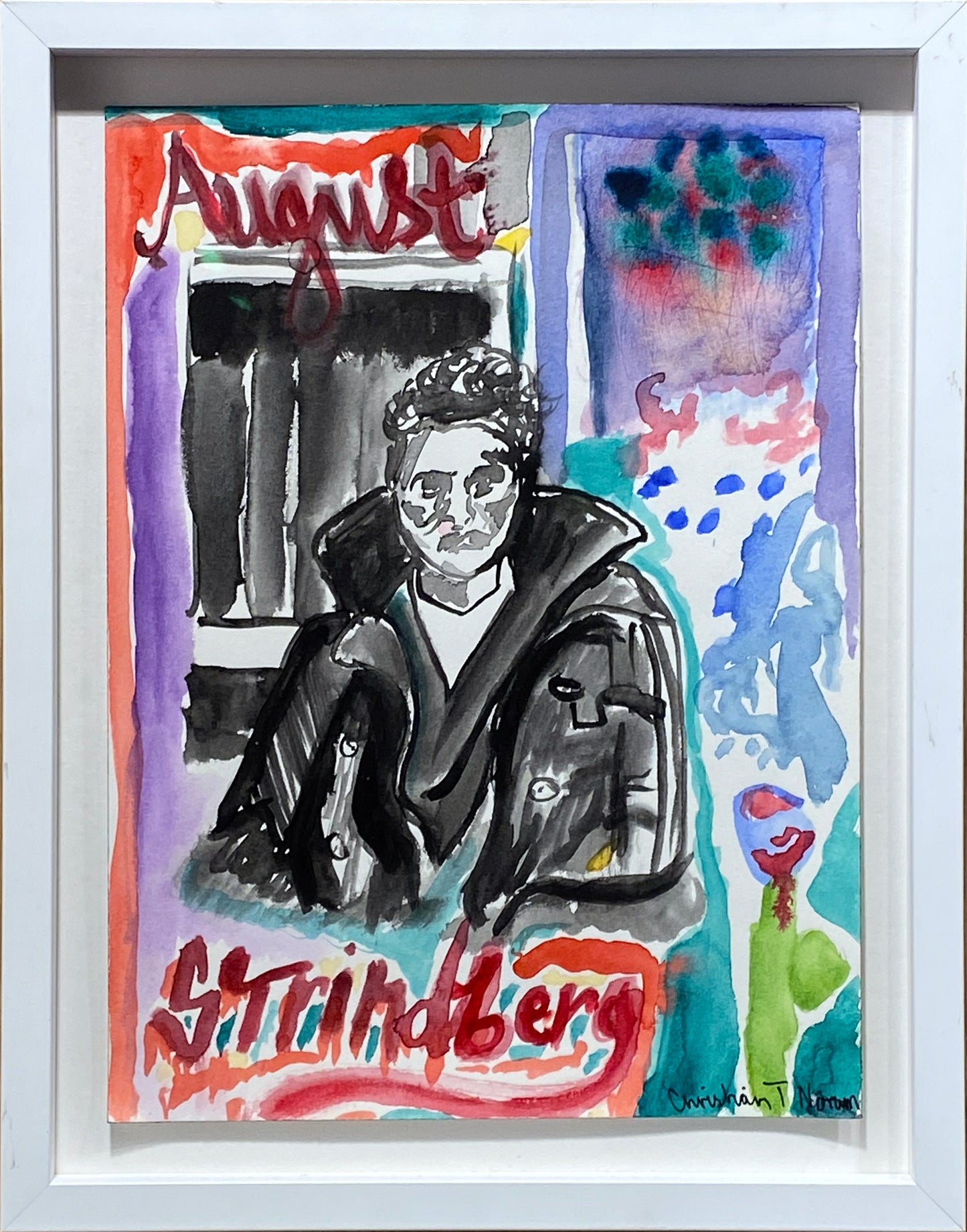 August Strindberg med fleurs de mal i tankene på alkemy rommet.