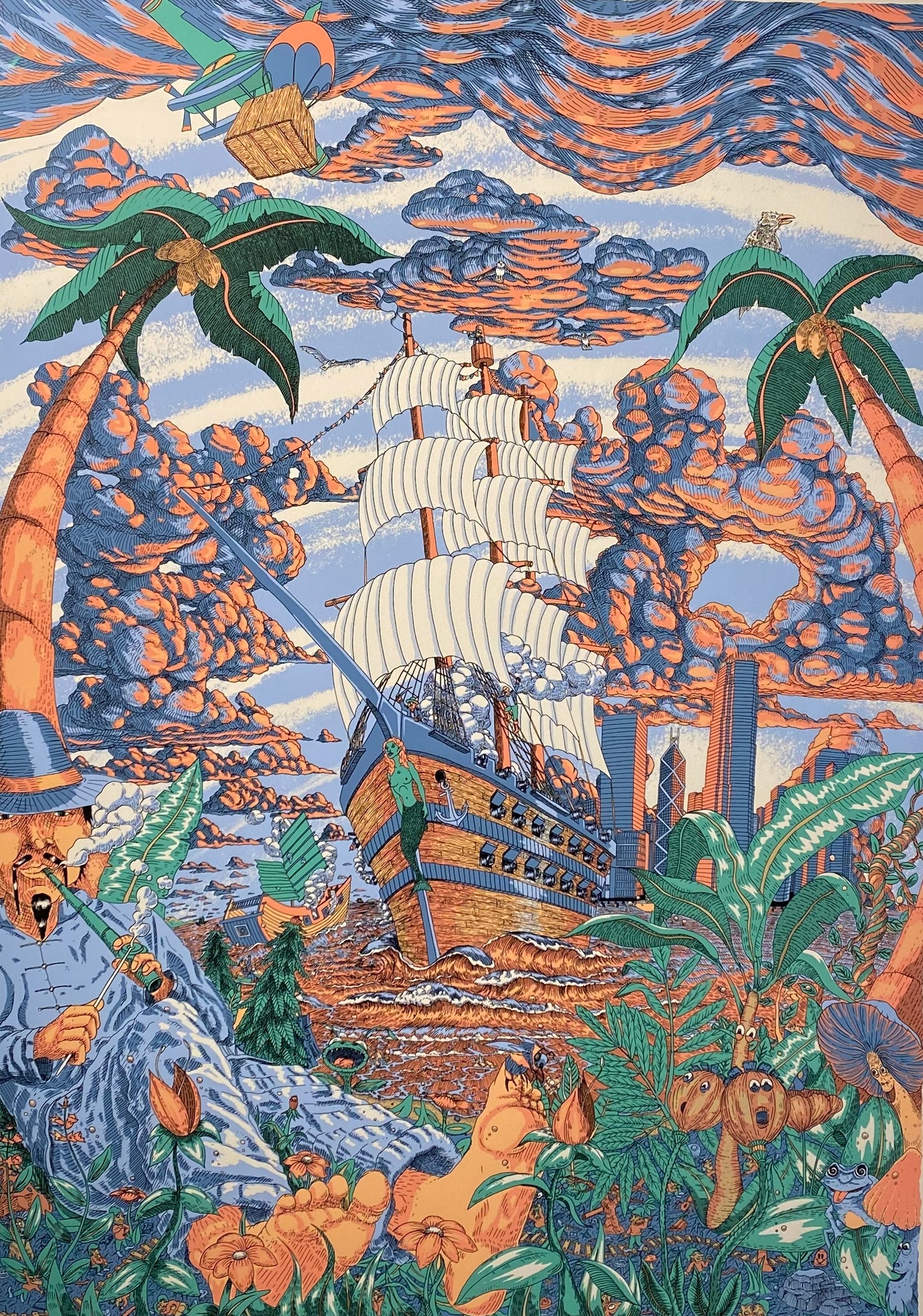 Systemica Epidemica – 6 layer Screenprint