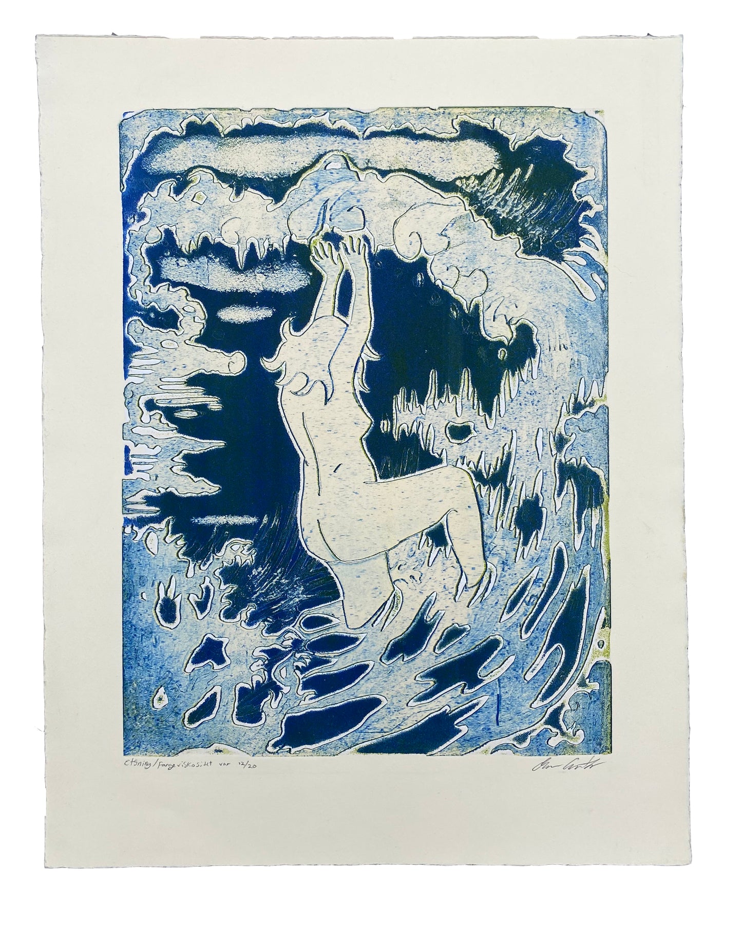 Går i bølger - Etching
