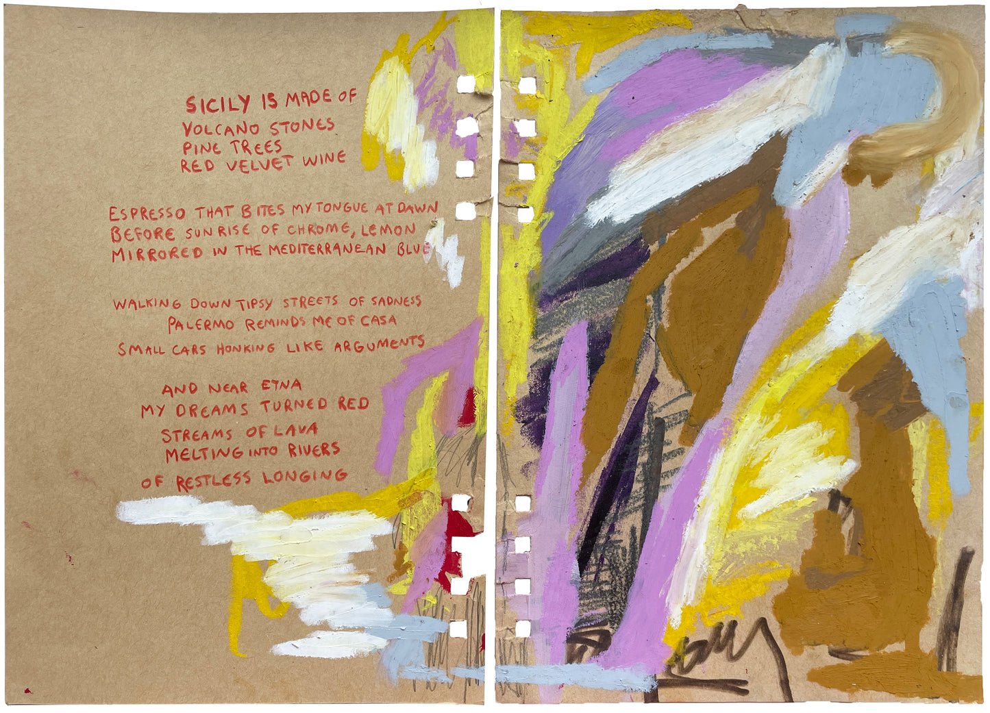 Notebook from Sicily